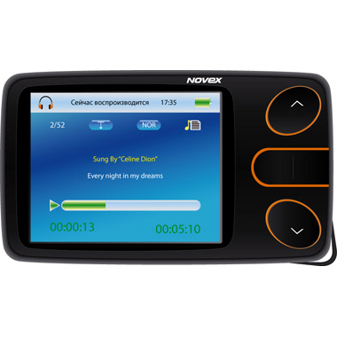 Портативный медиаплеер Novex NFP-4002 (4Gb)
