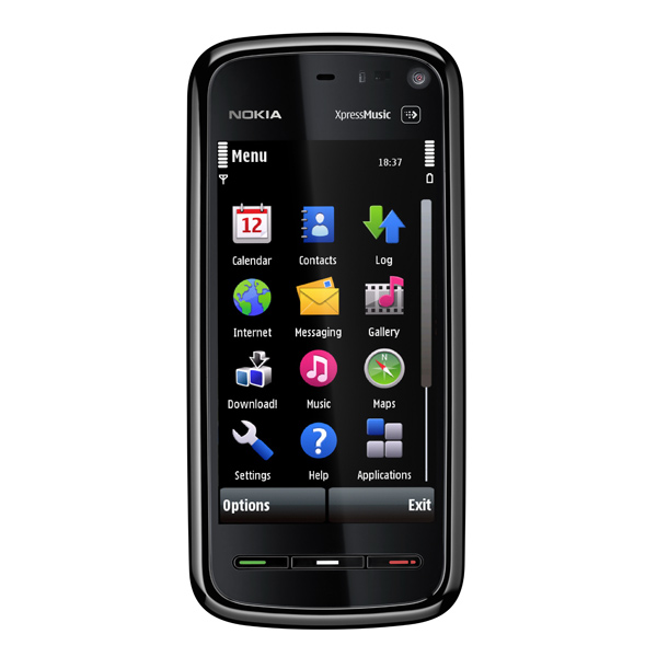 Смартфон Nokia 5800 черный фото