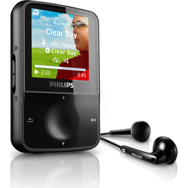 Портативный медиаплеер Philips SA1VBE04K/02 (4Gb)