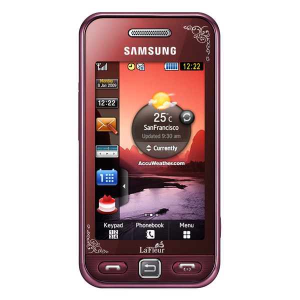 Мобильный телефон Samsung GT-S5230 красный