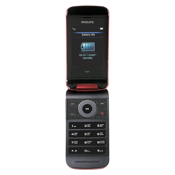 Мобильный телефон Philips X530 красный фото