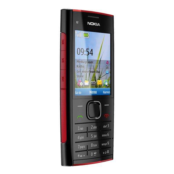 Мобильный телефон Nokia X2-00 2Gb красный