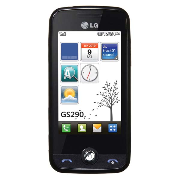 Мобильный телефон LG GS290 черный