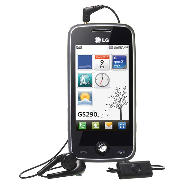Мобильный телефон LG GS290 черный