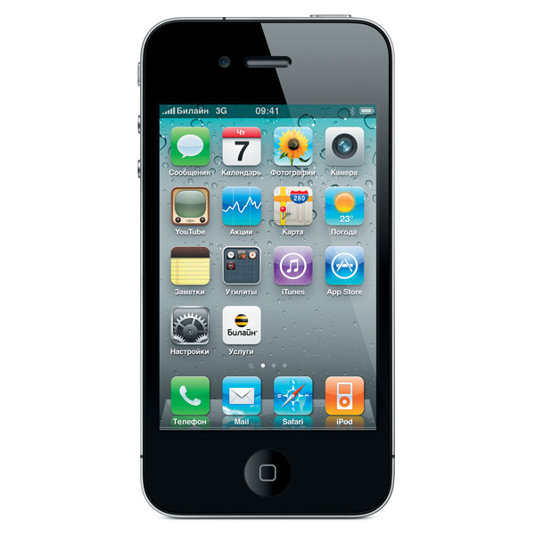 Смартфон Apple iPhone 4 16GB черный