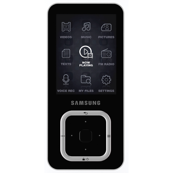 Портативный медиаплеер Samsung YP-Q3AB 4Gb черный