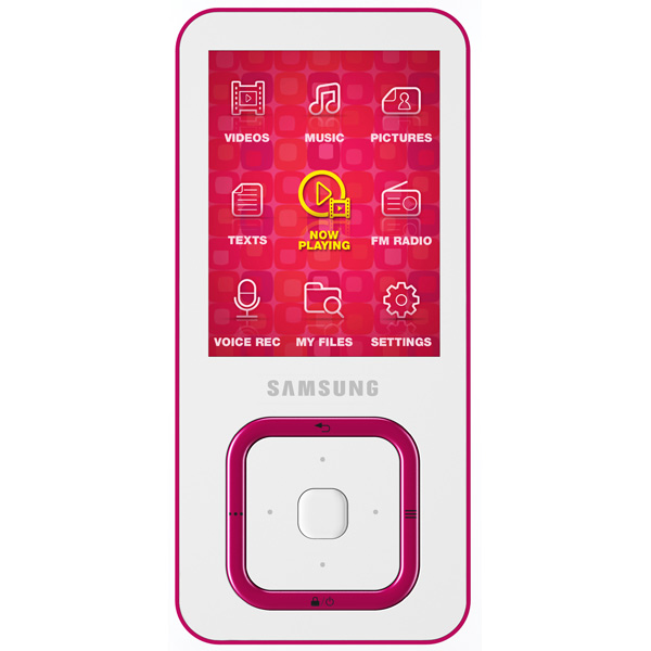 Портативный медиаплеер Samsung YP-Q3AW 4Gb белый