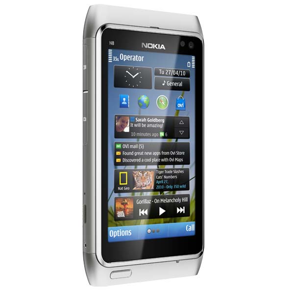 Смартфон Nokia N8-00 Silver/белый