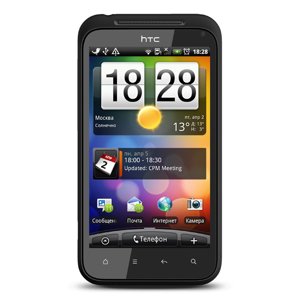 Смартфон HTC Incredible S черный