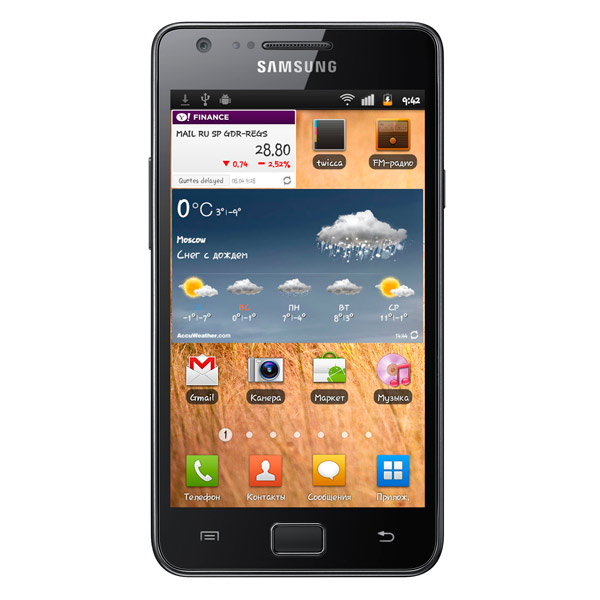 Смартфон Samsung Galaxy S II GT-I9100 Noble/Bl
