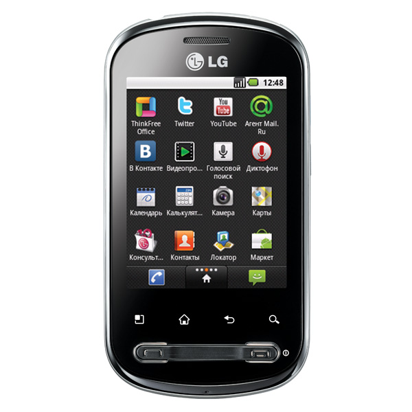 Смартфон LG Optimus Me P350 T/черный