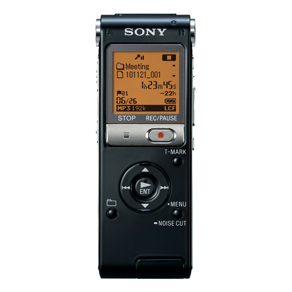Диктофон цифровой Sony ICD-UX512 2Gb черный