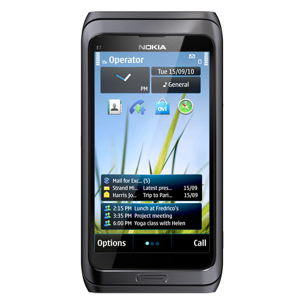 Смартфон Nokia E7-00 серый