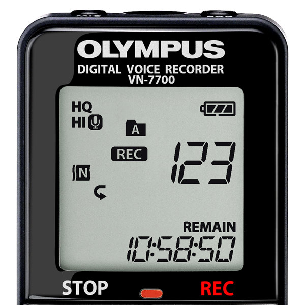 Диктофон цифровой Olympus VN-7700 черный