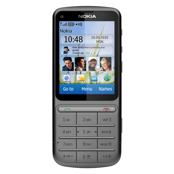 Мобильный телефон Nokia C3-01.5 серый