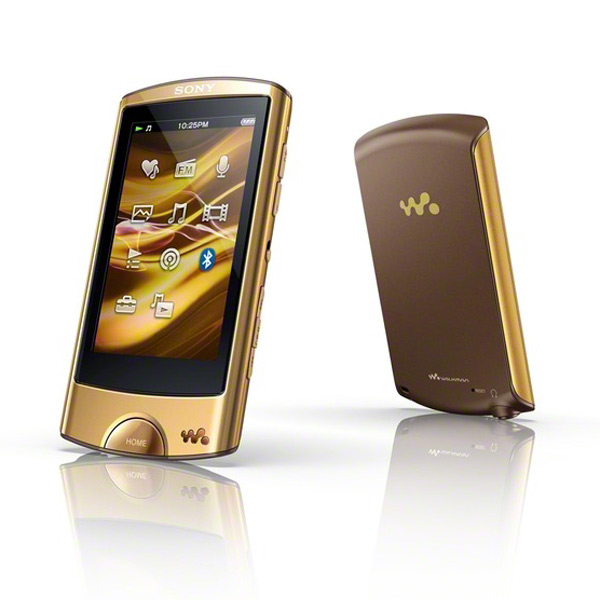 Портативный медиаплеер Sony NWZ-A866 32Gb золотой