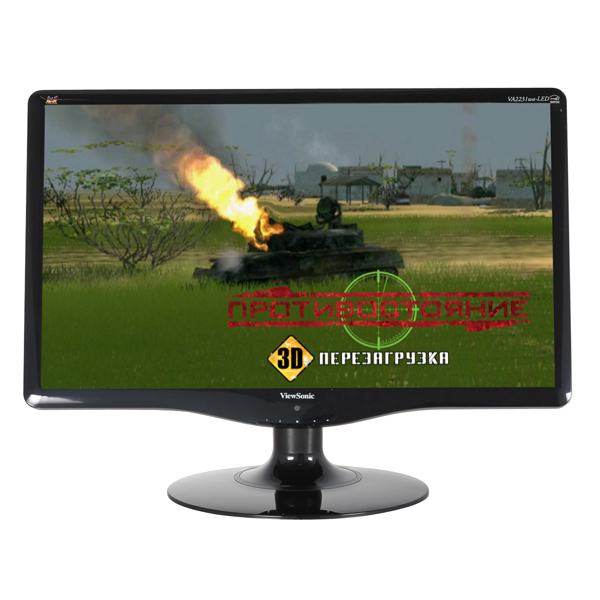 Монитор ViewSonic 21.5"/TN/1920x1080/75Гц/черный (VA2231Wa-LED)