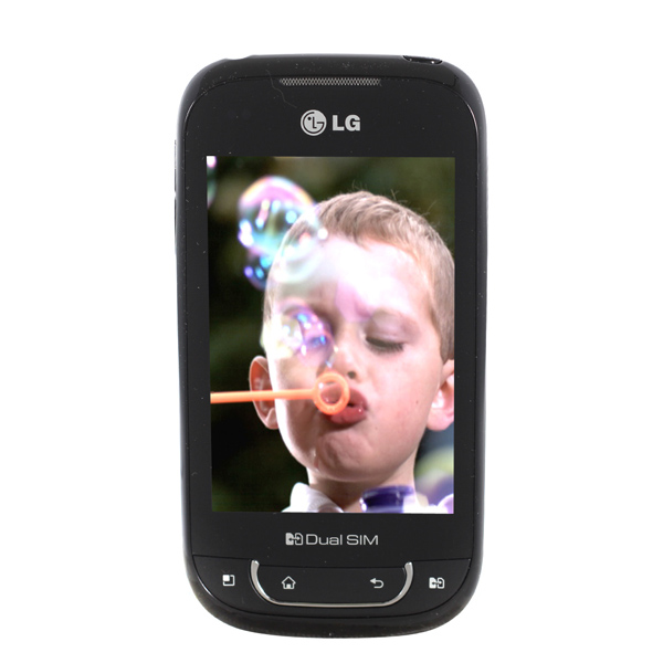 Смартфон LG Optimus Link Dual SIM P698 черный