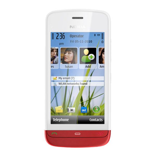 Смартфон Nokia C5-06 White/красный