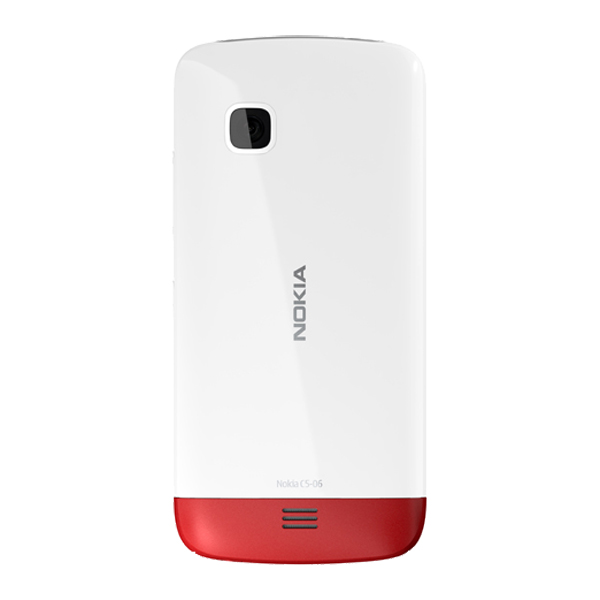 Смартфон Nokia C5-06 White/красный