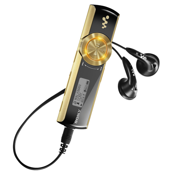 Портативный медиаплеер Sony NWZ-B173F 4Gb золотой
