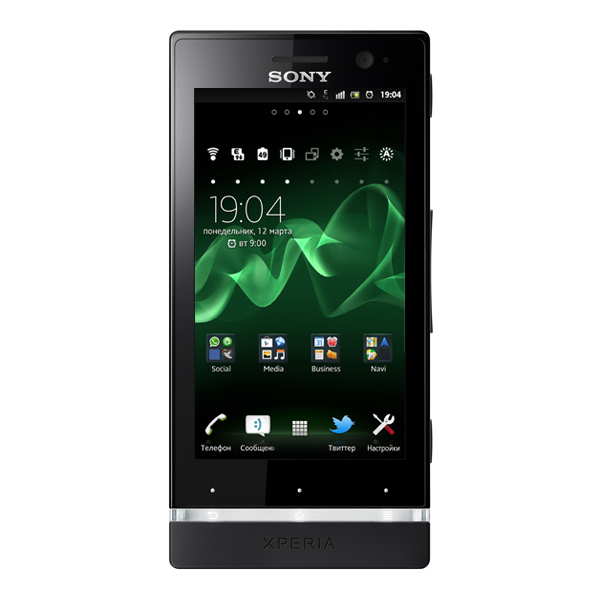 Смартфон Sony XPERIA U ST25i черный