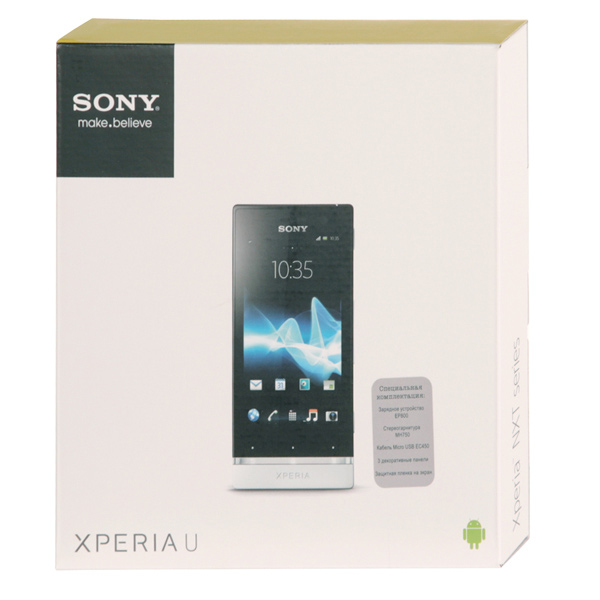 Смартфон Sony XPERIA U ST25i черный