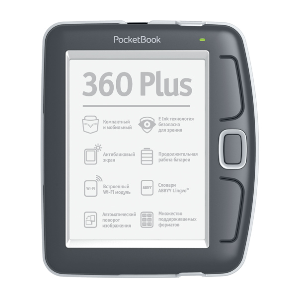 Электронная книга PocketBook 360 Plus серый фото