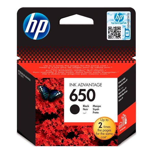 Картридж для струйного принтера HP 650 черный CZ101AE фото
