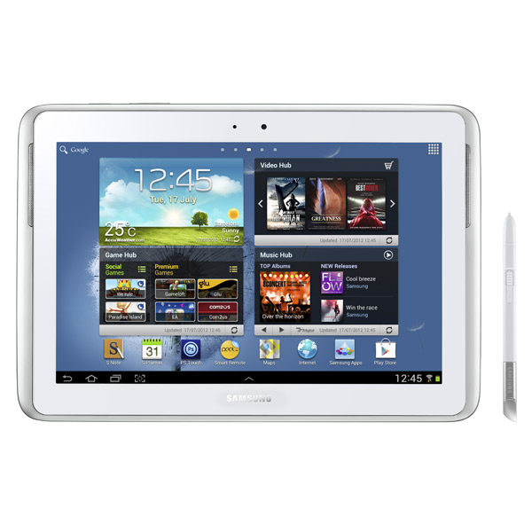 Планшет Samsung Galaxy Note 10.1" 16Gb White (GT-N8000) фото