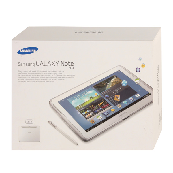 Планшет Samsung Galaxy Note 10.1" 16Gb White (GT-N8000)