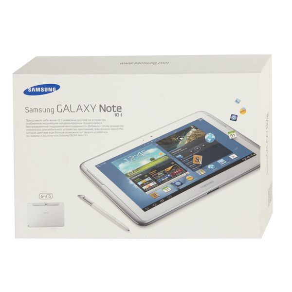 Планшет Samsung Galaxy Note 10.1 GT-N8000 64Gb белый
