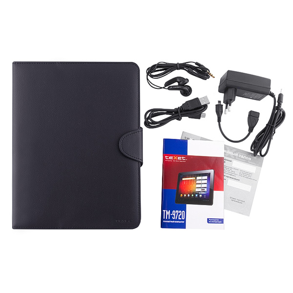 Планшет teXet TM-9720 8GB серебристый