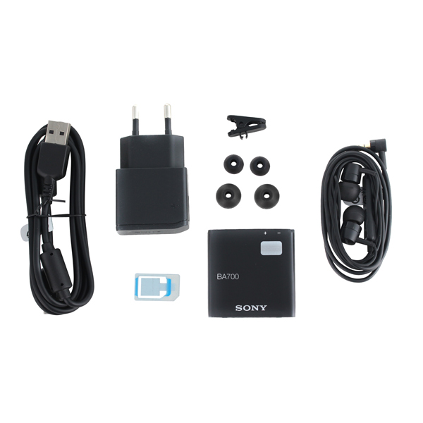 Смартфон Sony Xperia Miro ST23i White золотой