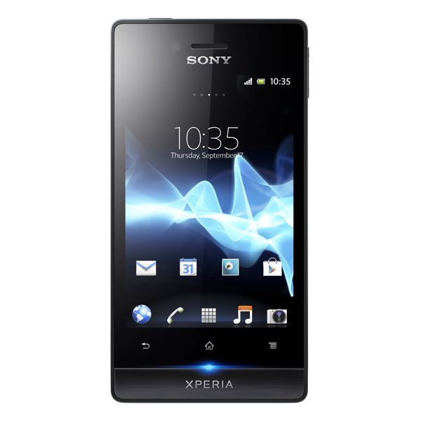 Смартфон Sony Xperia Miro ST23i черный фото