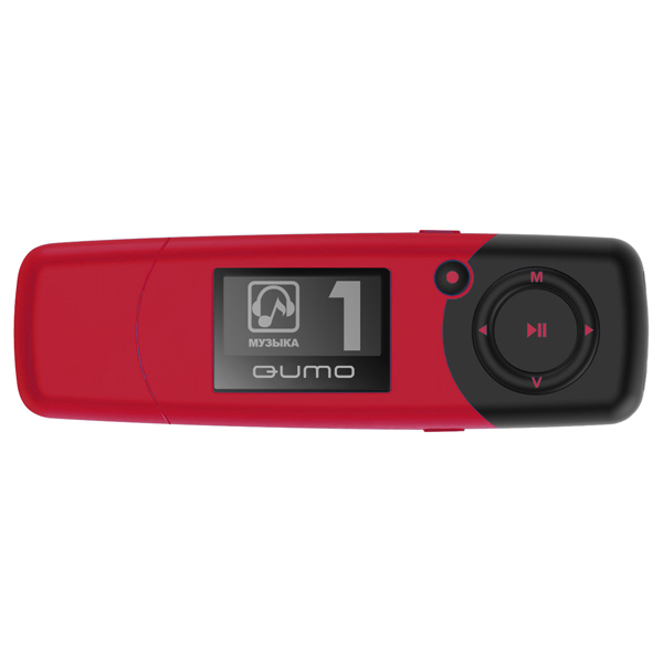 Портативный медиаплеер Qumo Duo 4Gb красный