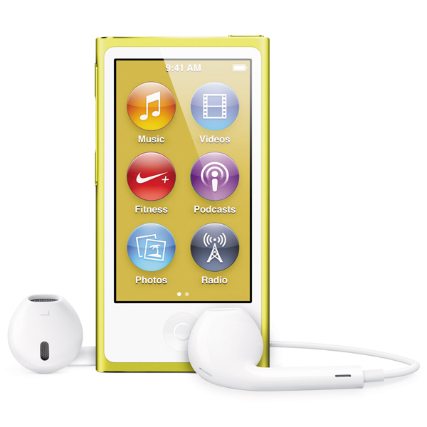 Плеер MP3 Apple iPod Nano 16GB Yellow (MD476RU/A)