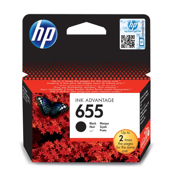 Картридж для струйного принтера HP 655 черный CZ109AE фото