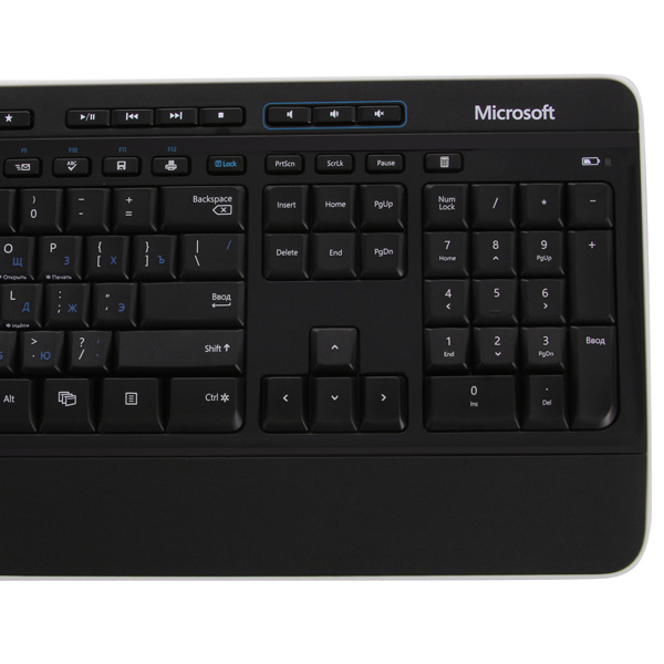 Комплект клавиатура+мышь Microsoft WD 3000 U