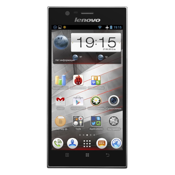 Смартфон Lenovo K900 Steel Gray 16Gb