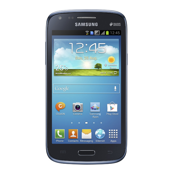 Смартфон Samsung Galaxy Core GT-I8262 8Gb Metallic синий фото