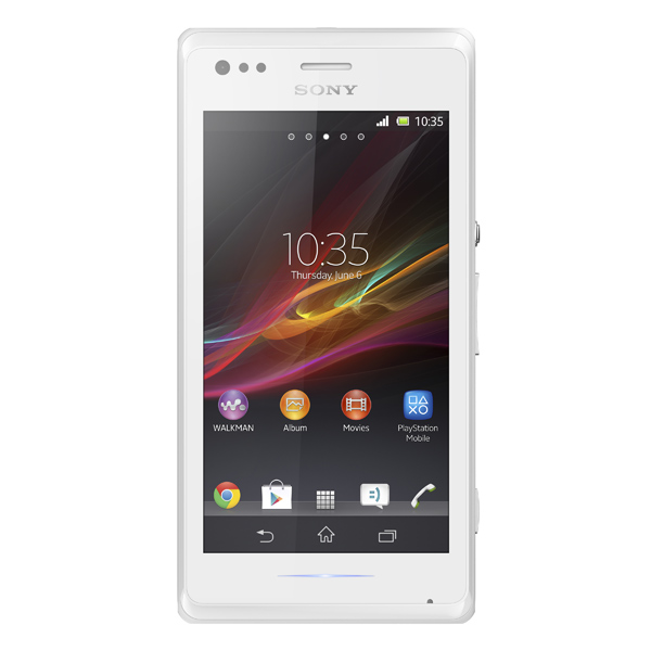 Смартфон Sony Xperia M C1905 белый фото