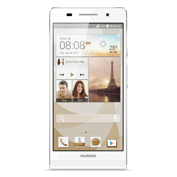 Смартфон HUAWEI Ascend P6 White (P6-U06) фото