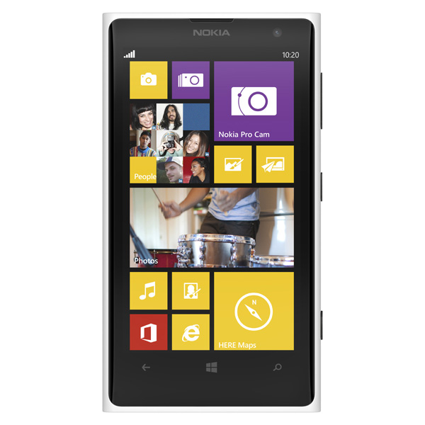 Смартфон Nokia LUMIA 1020 белый фото