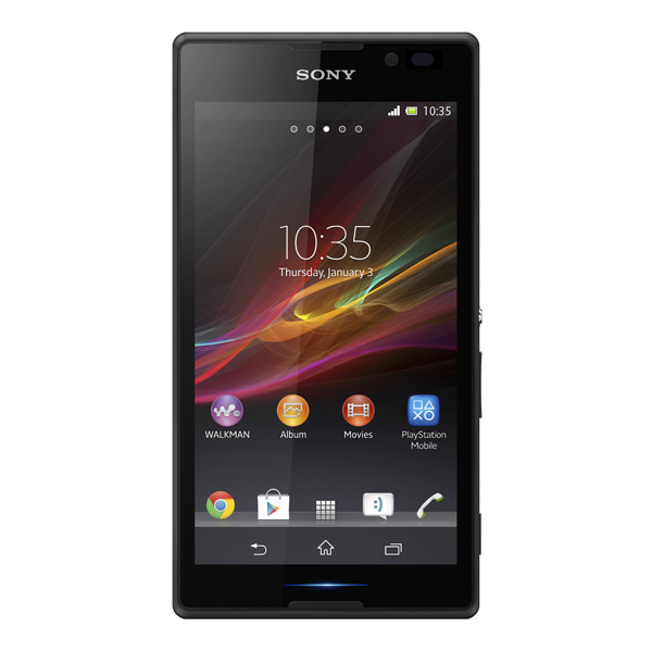 Смартфон Sony Xperia С C2305 черный фото