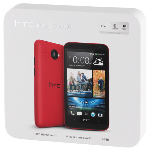 Смартфон HTC Desire 601 RUS красный