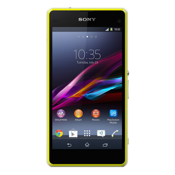 Смартфон Sony Xperia Z1 Compact D5503 Lime + гарнитура фото
