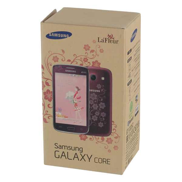 Смартфон Samsung Galaxy Core La Fleur Wine Red (GT-I8262)