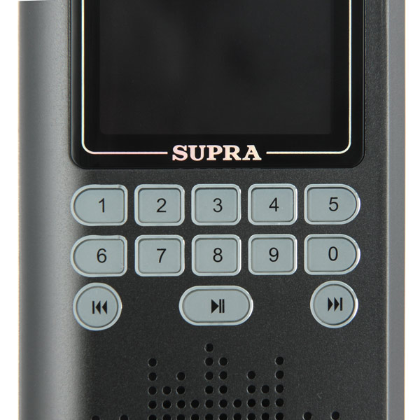 Радиоприемник Supra PAS-3907 серый
