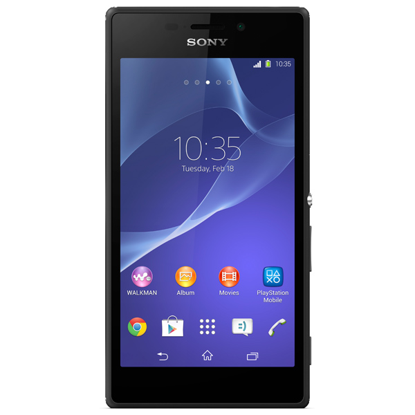 Смартфон Sony Xperia M2 D2303 черный фото
